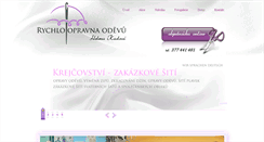 Desktop Screenshot of opravna-odevu.com